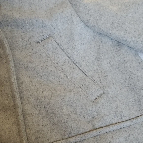 🆕️ GAP GIRLS GREY WOOL COAT 🤍 - Picture 4 of 10